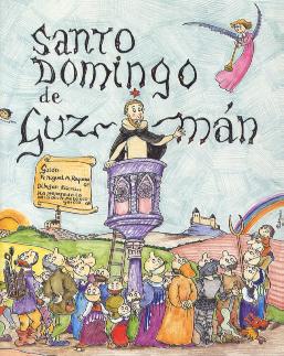 Portada del libro: "Santo Domingo de Guzmn" de Miguel Angel Requena, Edibesa, Espaa.