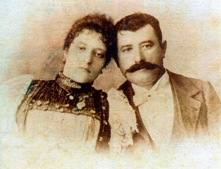 Isidoro Rainieri y su esposa Bianca Franceschini