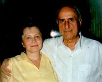 Annibale Bonarelli Izzo y su esposa Immacolata Pascale Landi