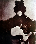Interior de oficina de telgrafo